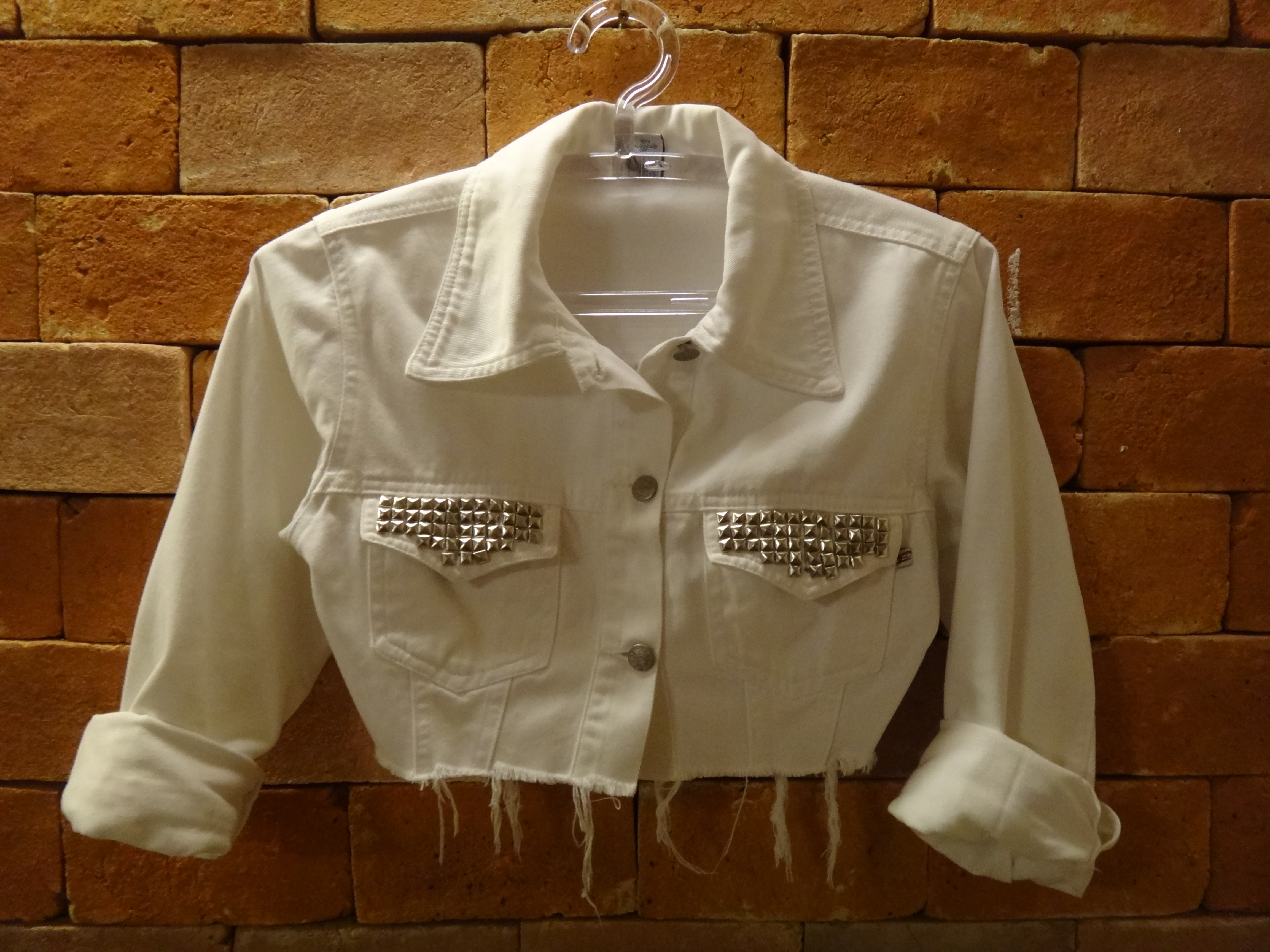jaqueta branca customizada