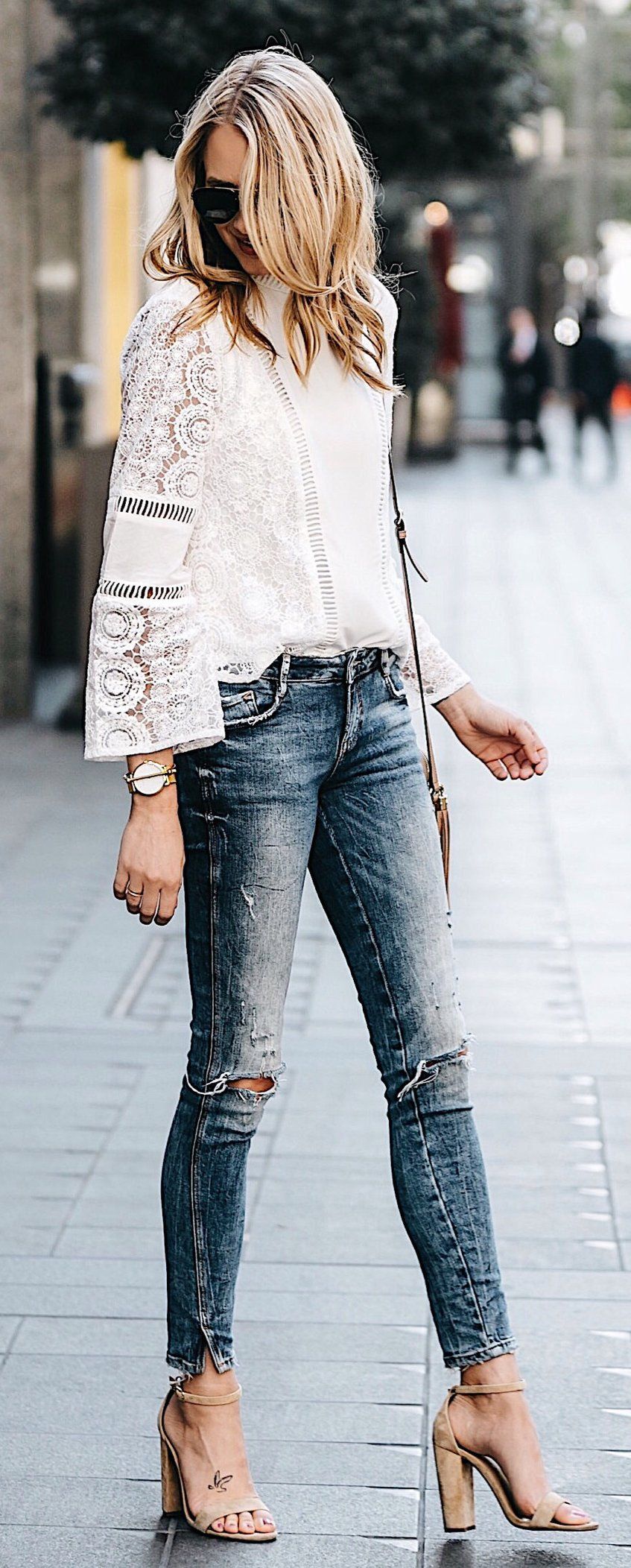 Blusa de croche em 21 looks da moda 