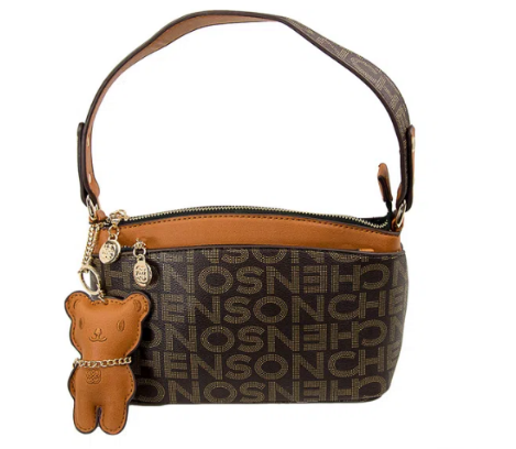 Bolsa de Mão Chenson Symbols Marrom Feminino