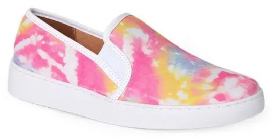 Slip on com estampa Tie Dye.