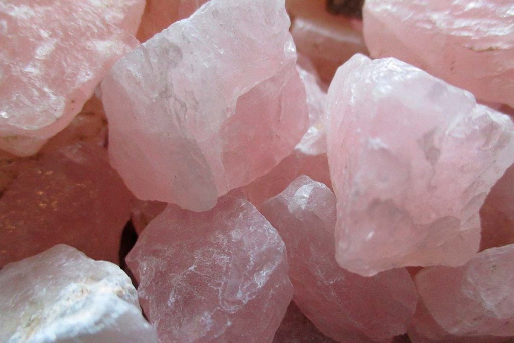 pedra quartzo rosa 