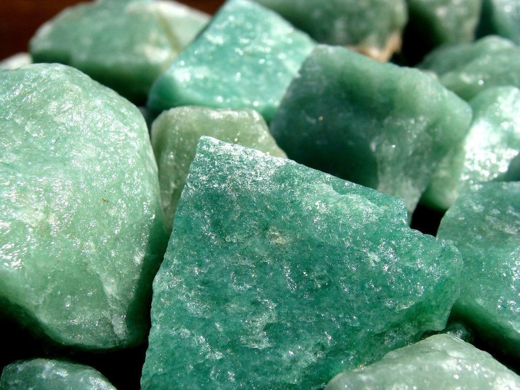 Pedra do signo de libra Vários quartzos verdes
