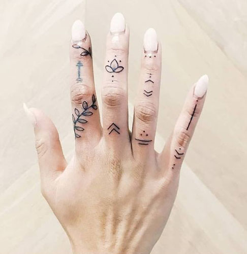 Tatuagem na mão