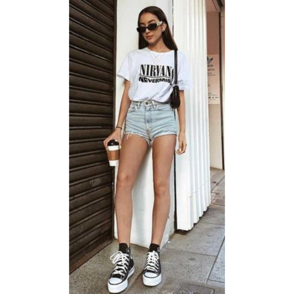 look com all star preto flatform