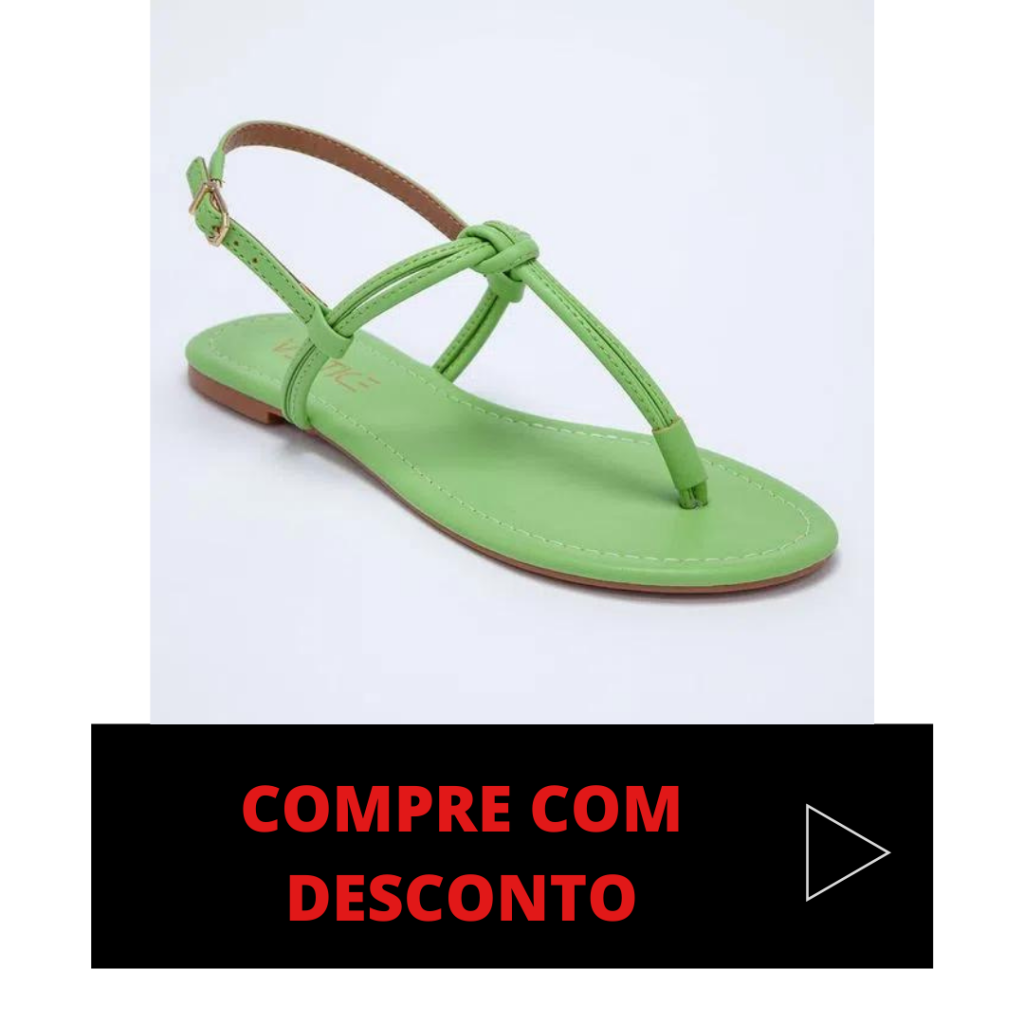 Rasteira Feminina Com Nó - Guacamole
em verde candy color