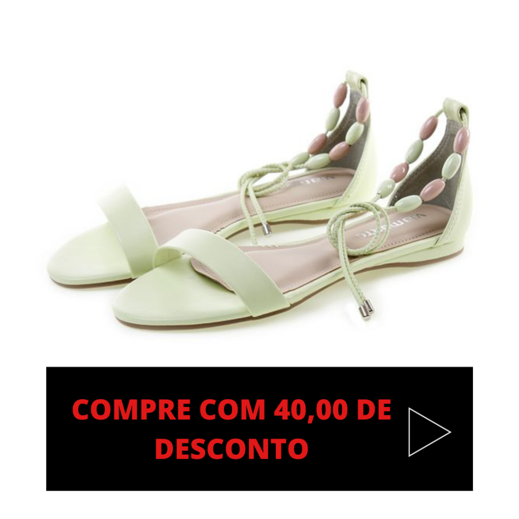 Sandália Via Marte Esferas Verde Feminino