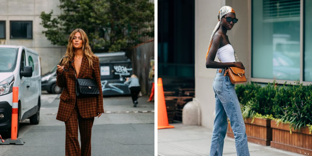 Os melhores looks e tendências do street style da semana de moda