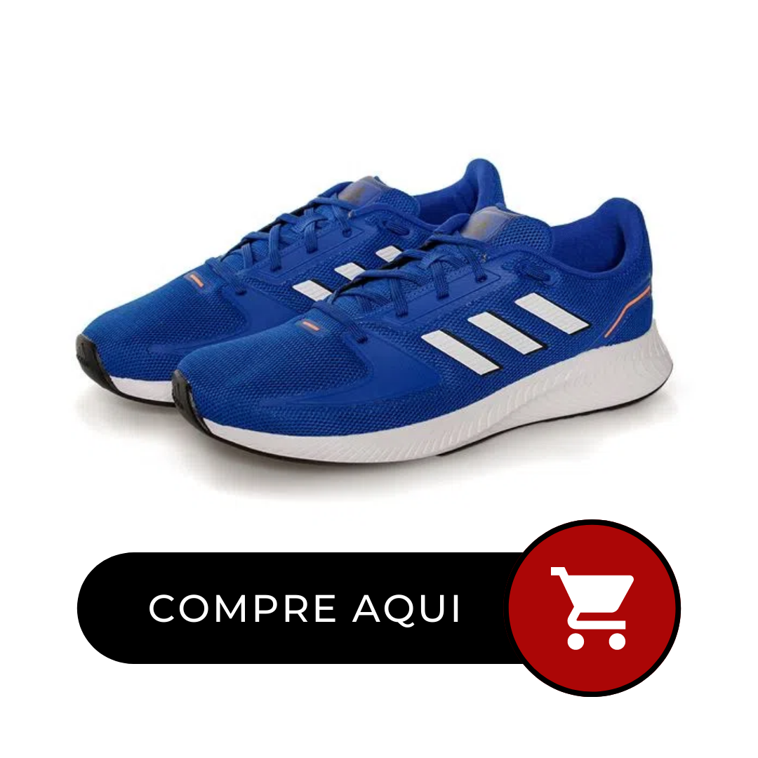 Tênis Adidas Runfalcon 2.0 Azul/Branco
