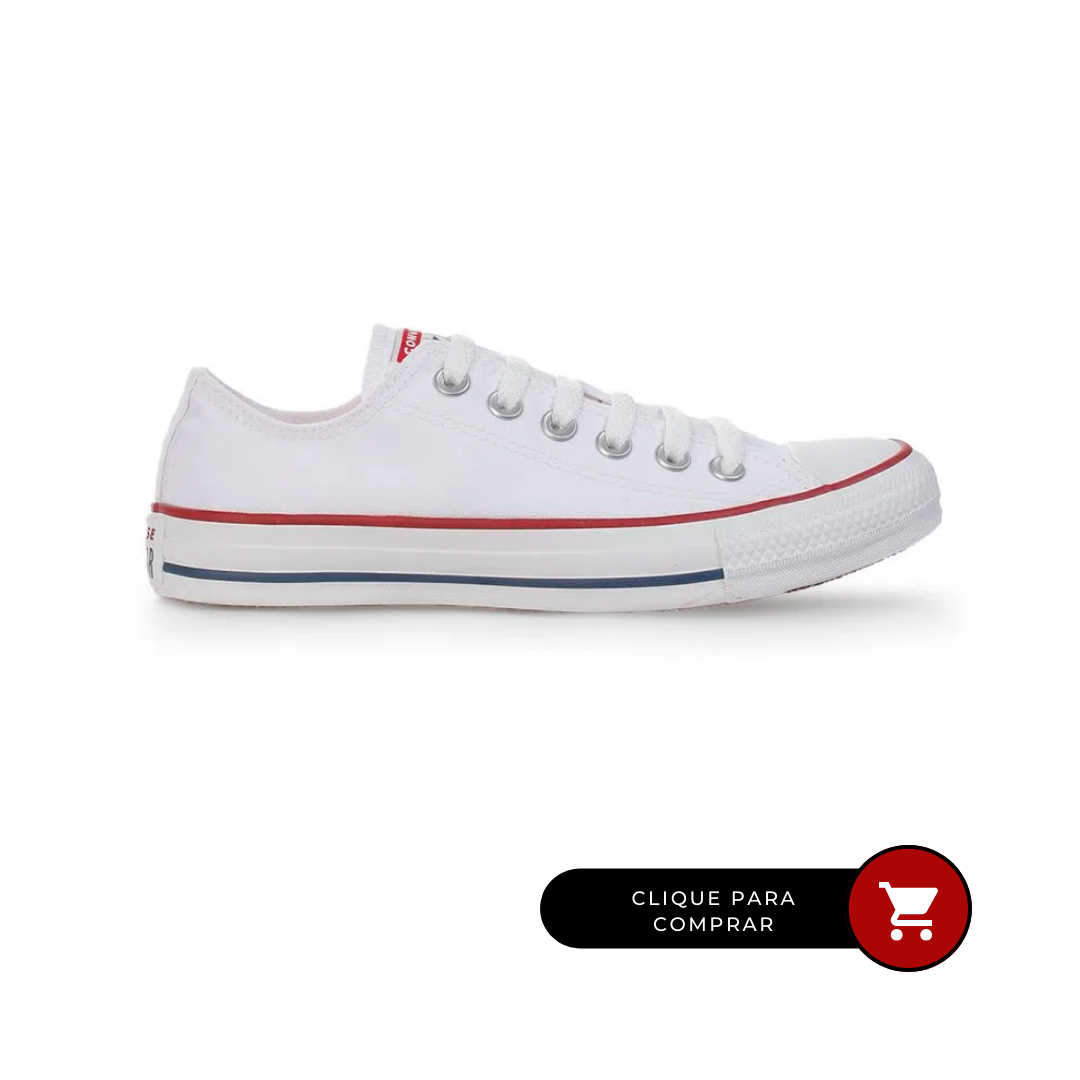 Tênis Converse Chuck Taylor All Star Core Ox Branco - Unissex