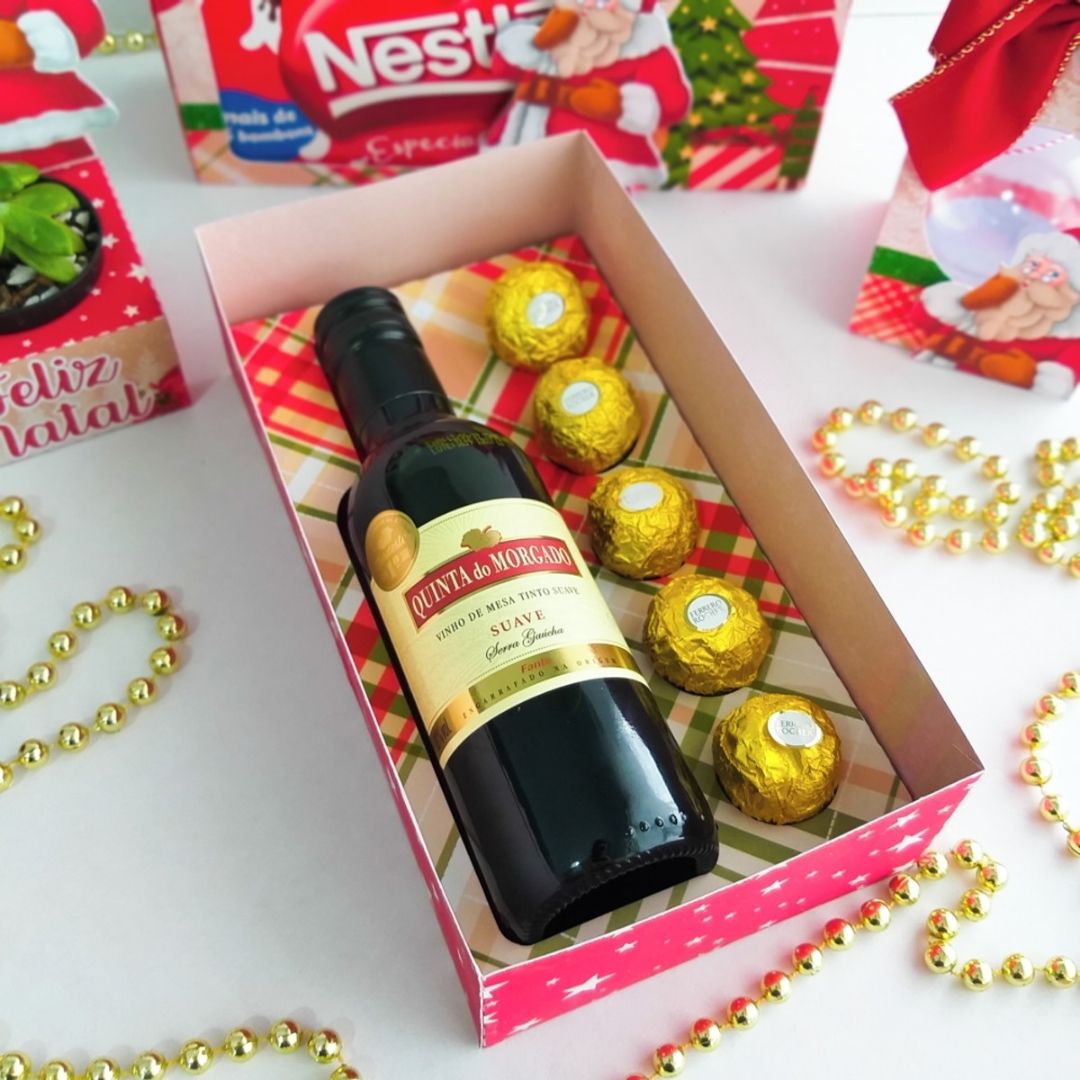 Ideias Para Comemorar o Dia dos Namorados, kit surpresa com chocolate e vinho