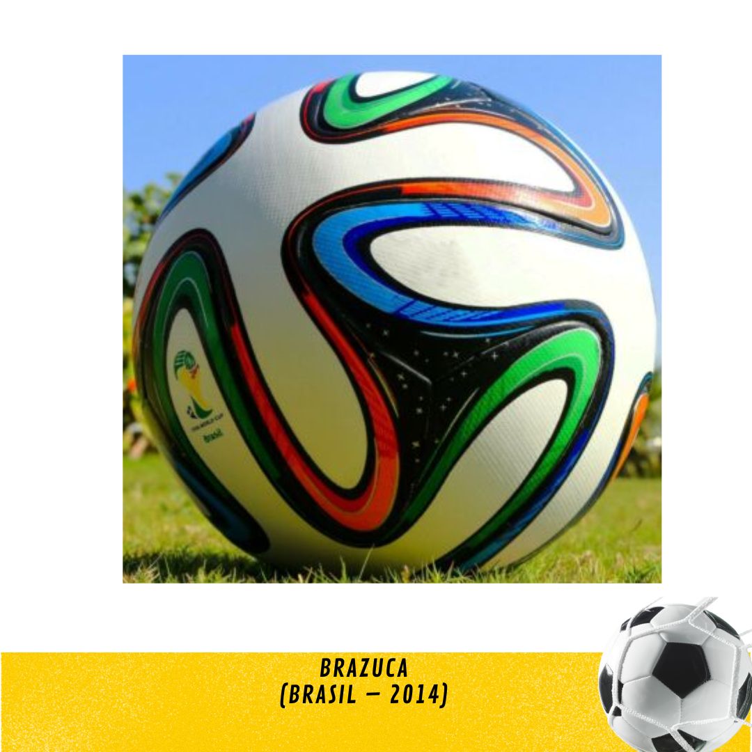 Bola colorida, BRAZUCA utilizada na copa do Brasil – 2014