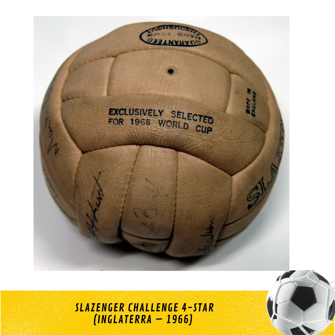 foto da bola Slazenger Challenge  4-Star (Inglaterra – 1966) 