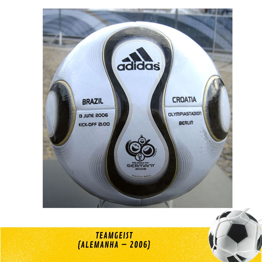 Foto da Teamgeist, bola utilizada na copa da Alemanha – 2006