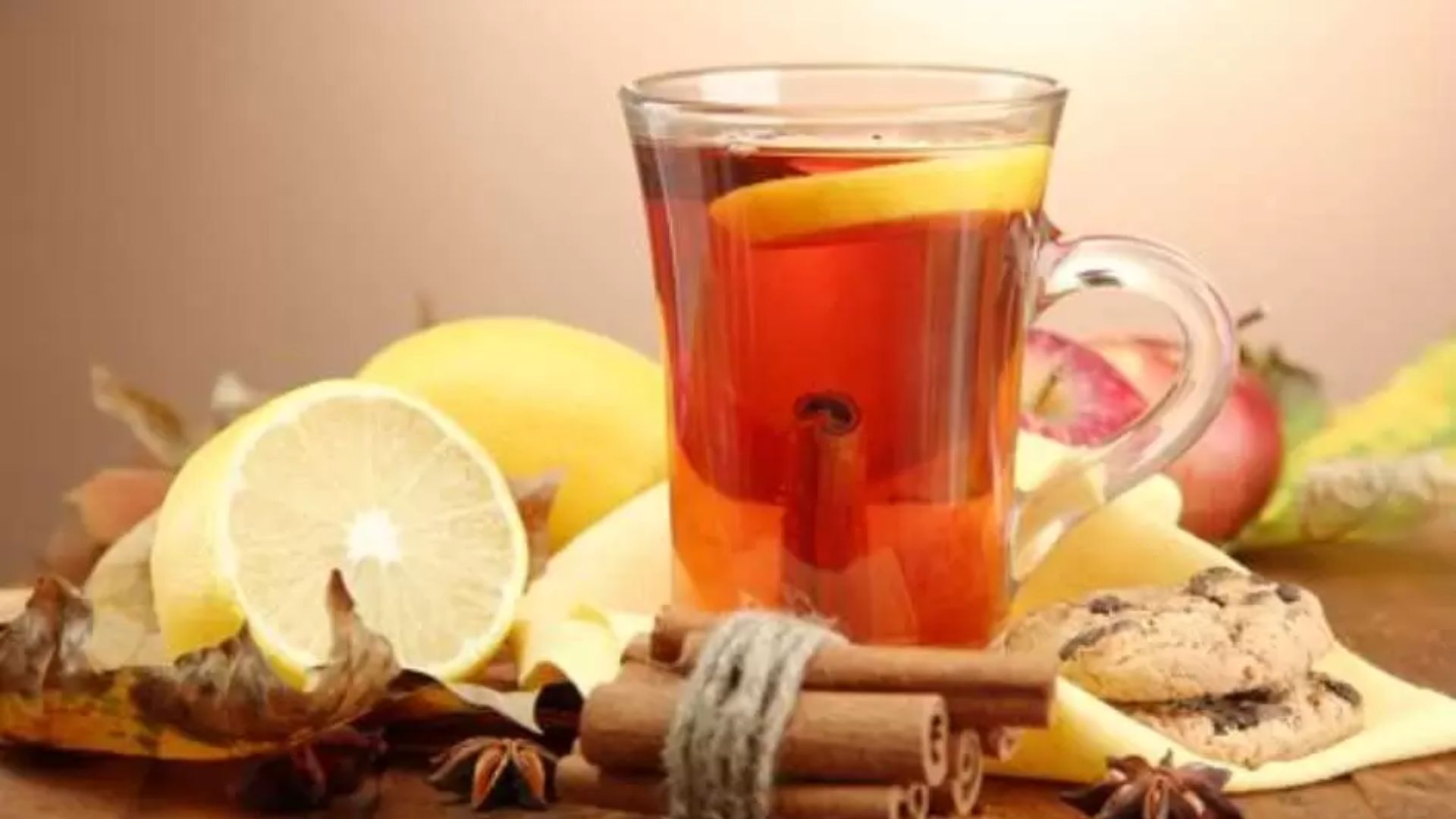 Jarra com quentão de cachaça 