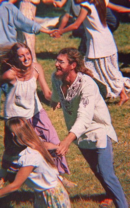 Looks Woodstock década de 60