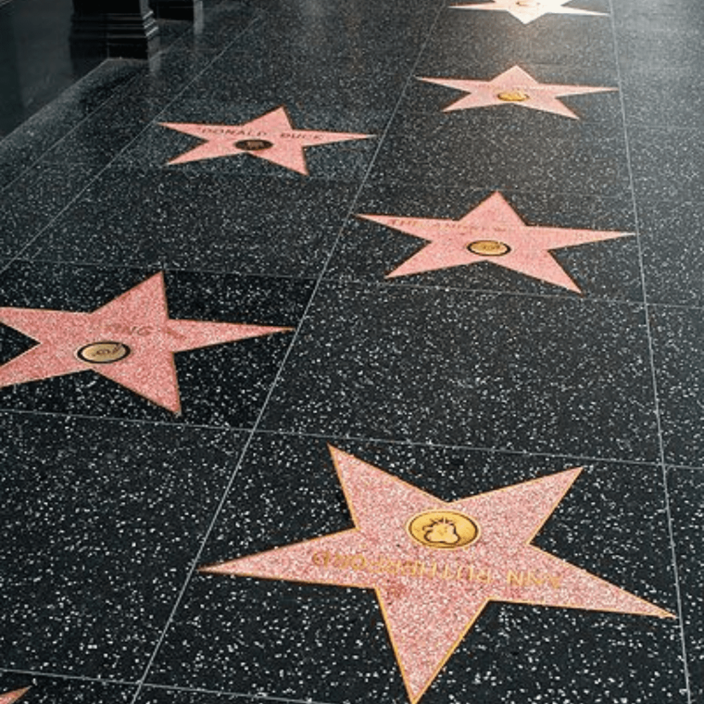 Estrelas da calçada da fama