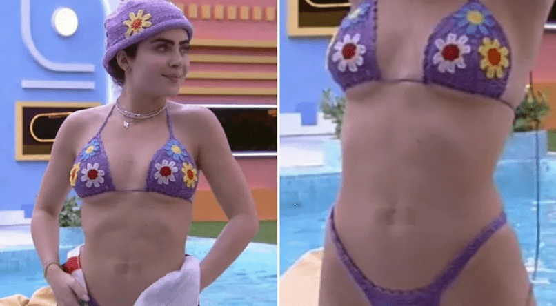 Jade Picon com umbigo tampado
