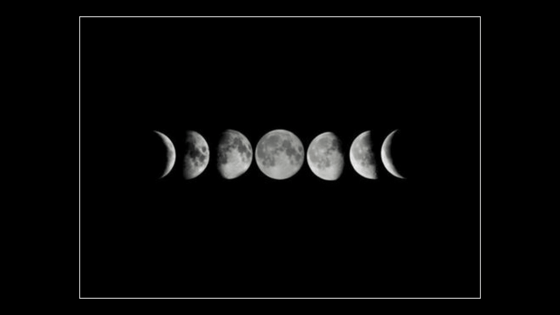 Fases da lua para representar a lua em touro