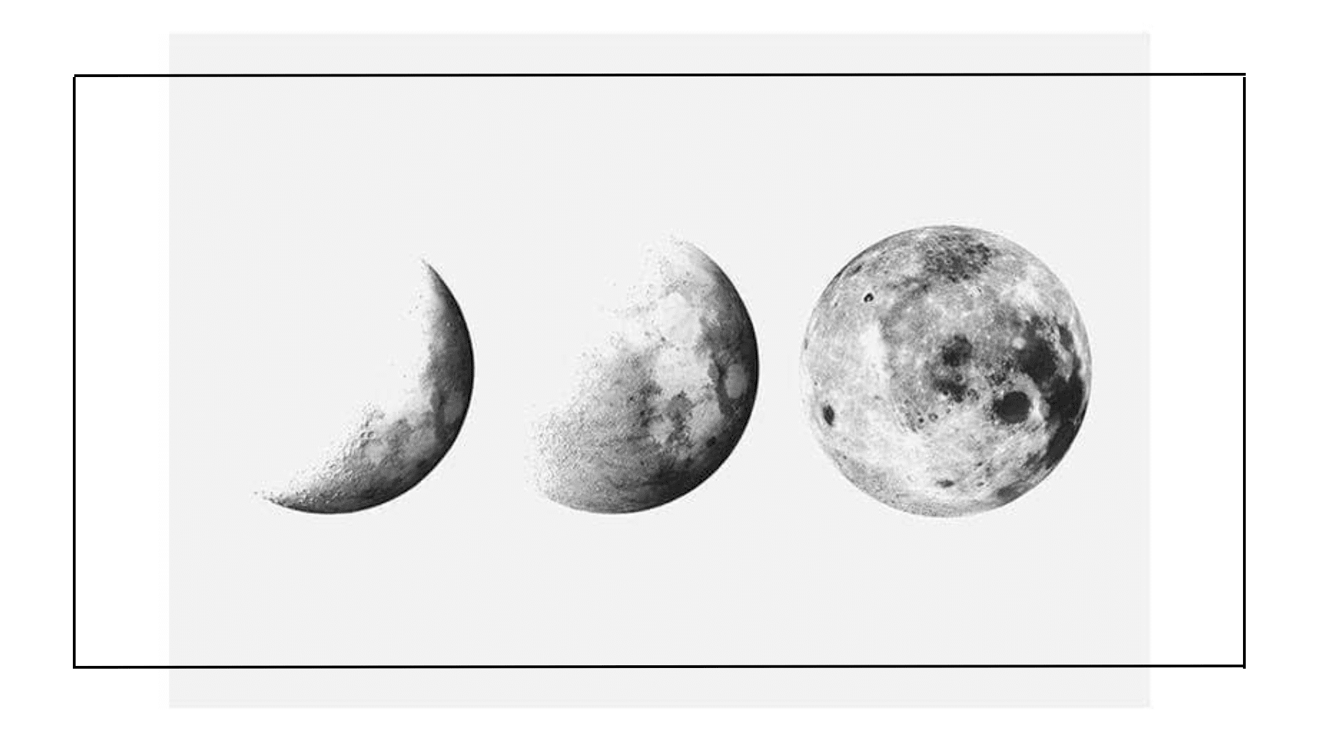 Fases da lua para representar a lua em gêmeos