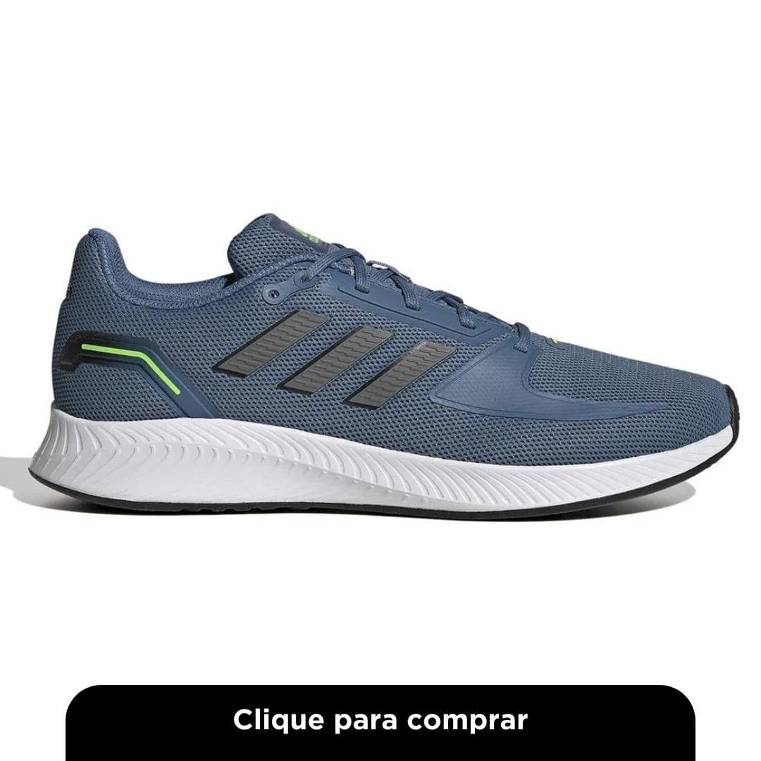 Tênis Adidas Runfalcon 2.0 Marinho e Preto Masculino