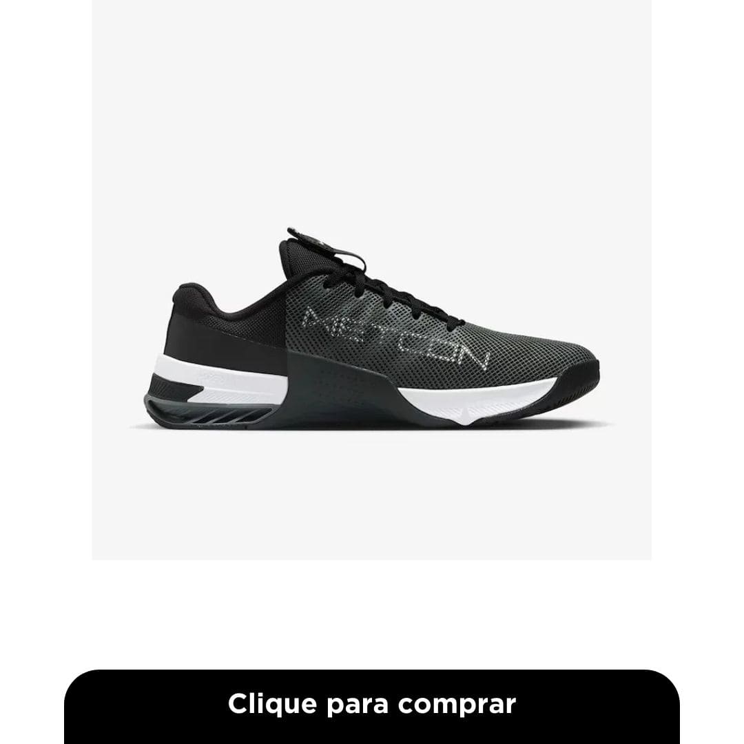 Tênis Nike Metcon 9 Masculino - Preto/Branco