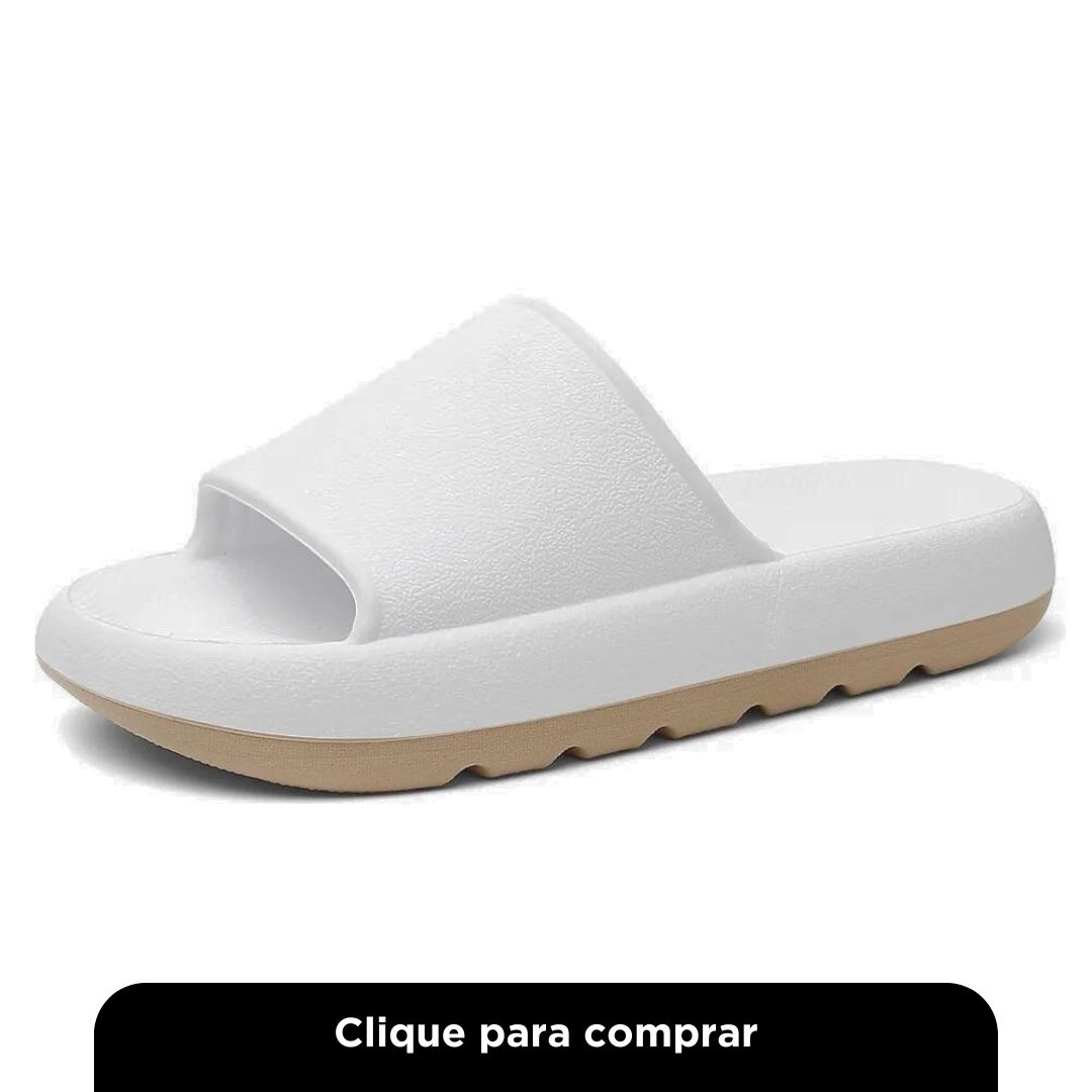 Chinelo Slide Nuvem EC Shoes Leve Flexivel Emborrachado Antiderrapante