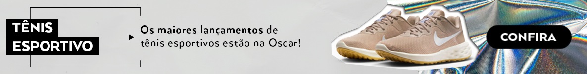 Banner da loja de calçados Oscar que leva para a categoria de tênis femininos com uma variedade maior do que somente Adidas ou Nike