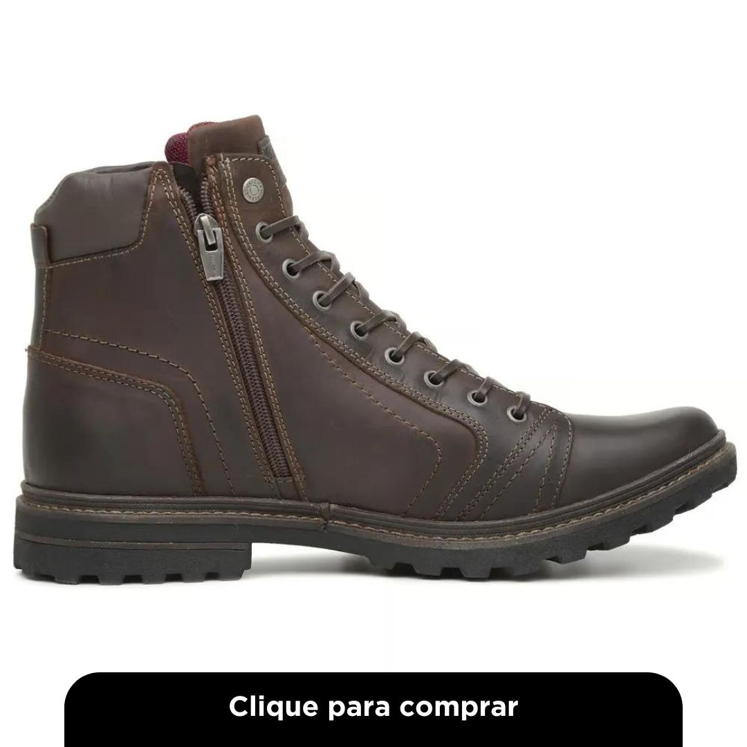 Bota Masculino Freeway Absolut Couro Marrom
