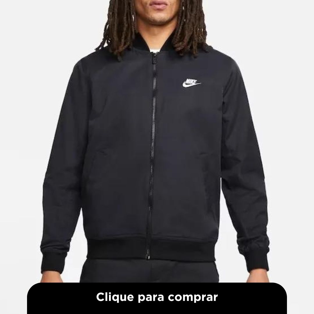 Jaqueta Casual Nike Sportswear Sport Essentials Preto Masculino