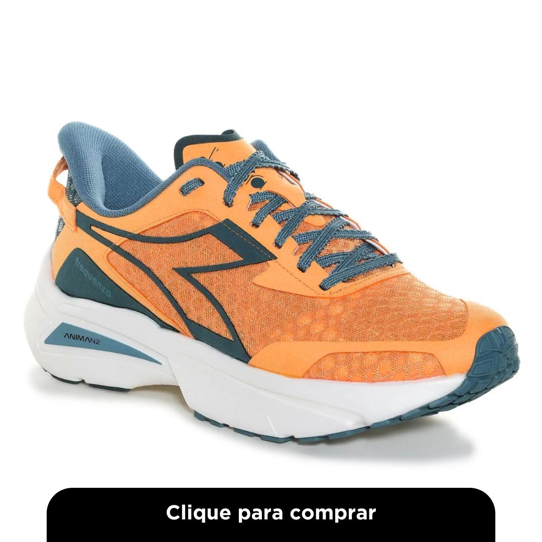 Tênis Esportivo Diadora Frequenza Amarelo Feminino