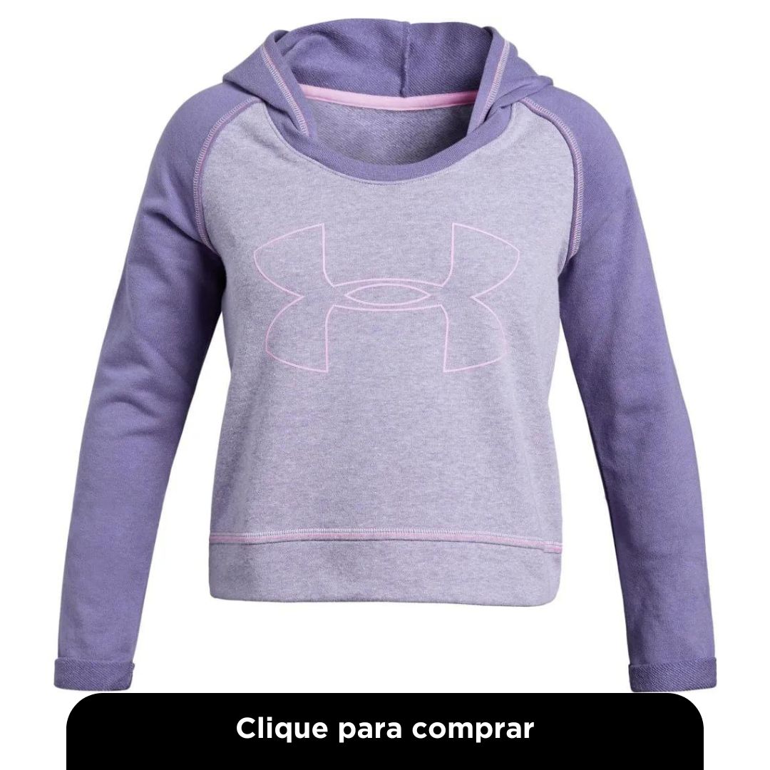 Moletom de Treino Infantil Feminino Under Armour Terry Hoody