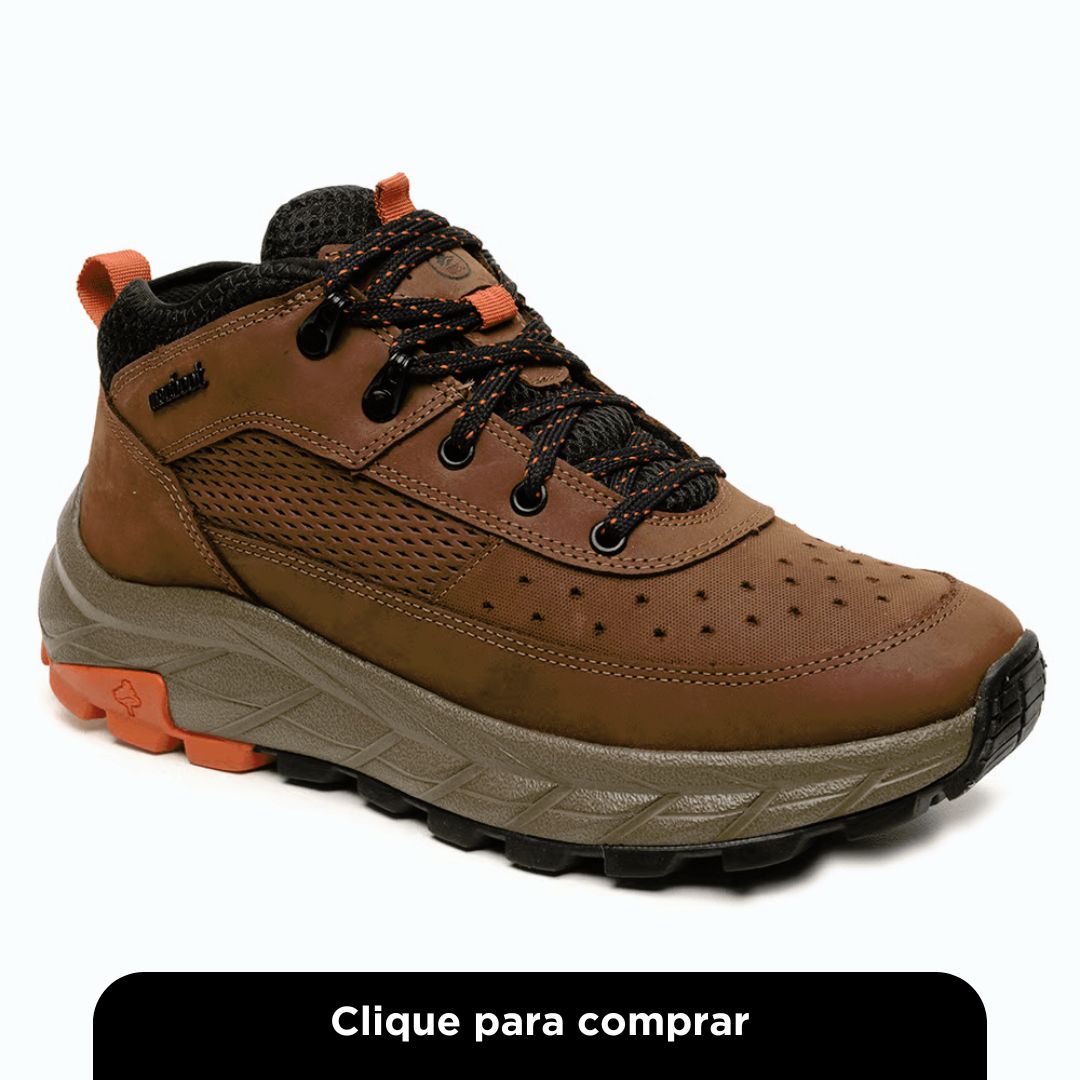 Bota Adventure Cano Alto Macboot Graviola Marrom