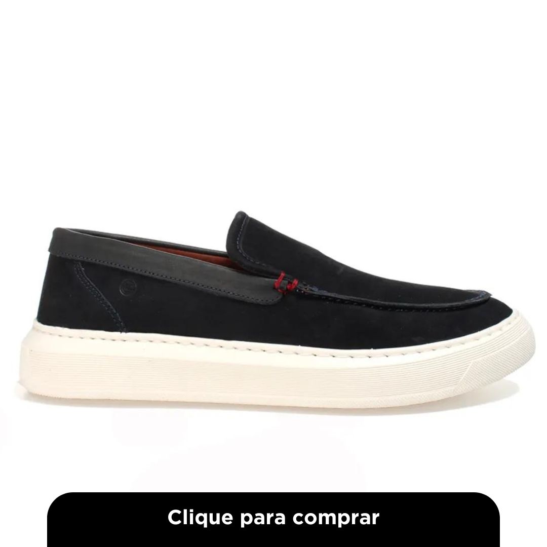 Mocassim Constantino Light Classic Marinho Masculino