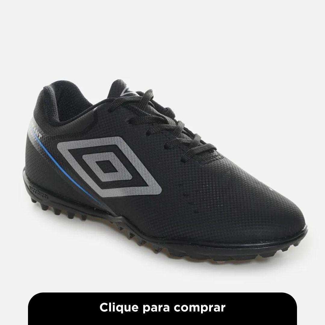 Chuteira Society Infantil Umbro Adamant Pro Preto