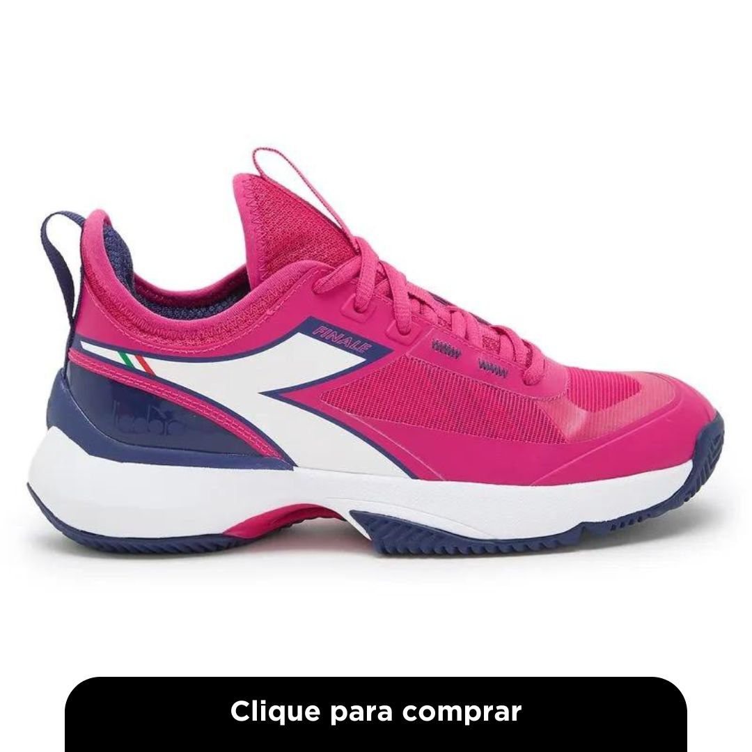 Tênis Esportivo Finale W AG Diadora Rosa Feminino