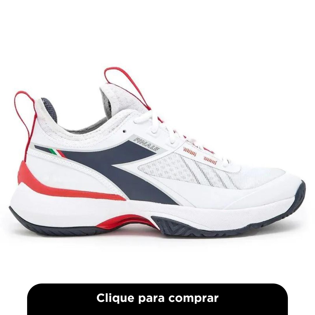 Tênis Esportivo Diadora Finale Ag Branco Masculino