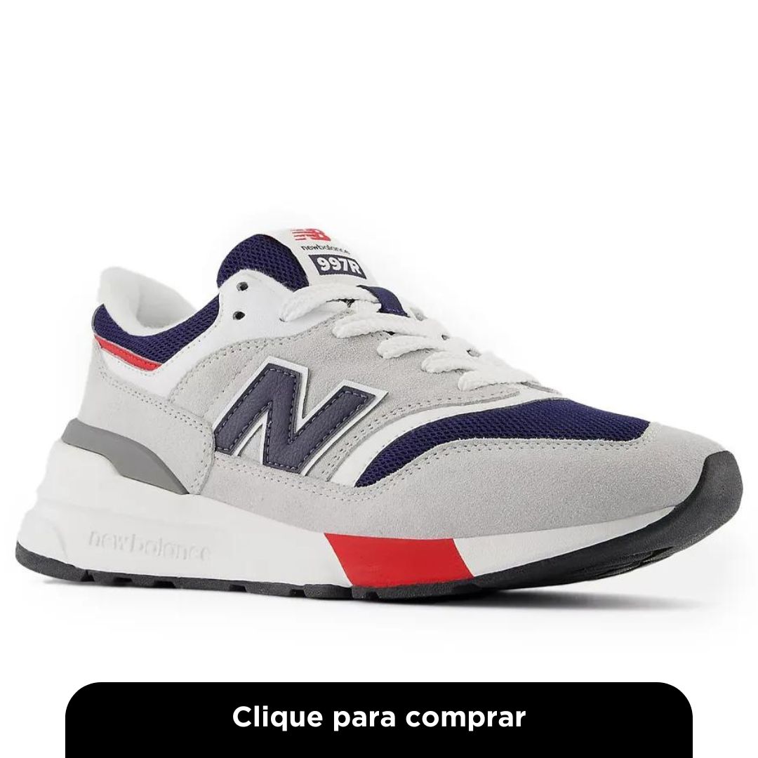 Tênis New Balance 997R Cinza e Marinho Masculino