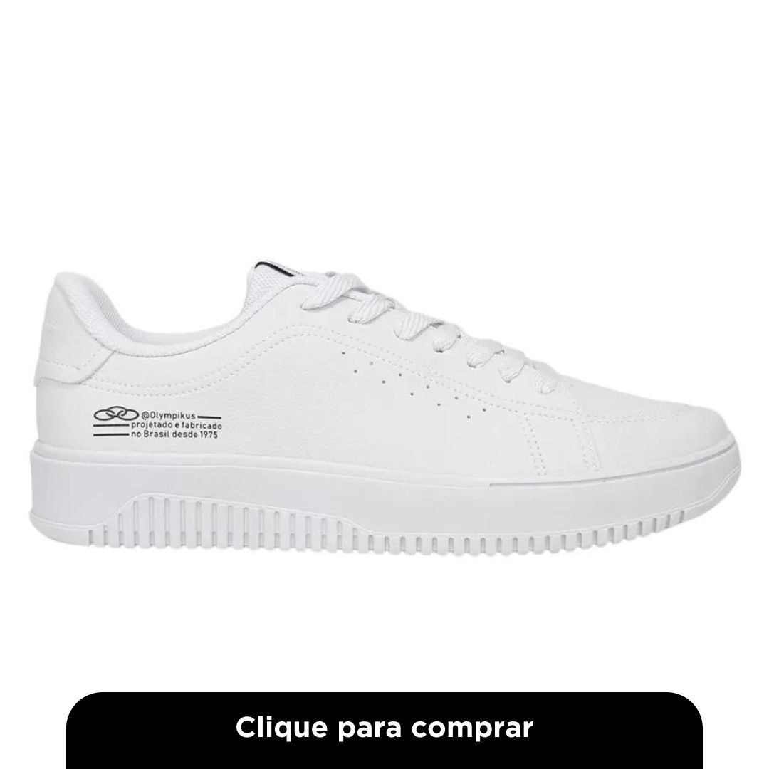 Tênis Olympikus Masculino Eros Casual Branco
